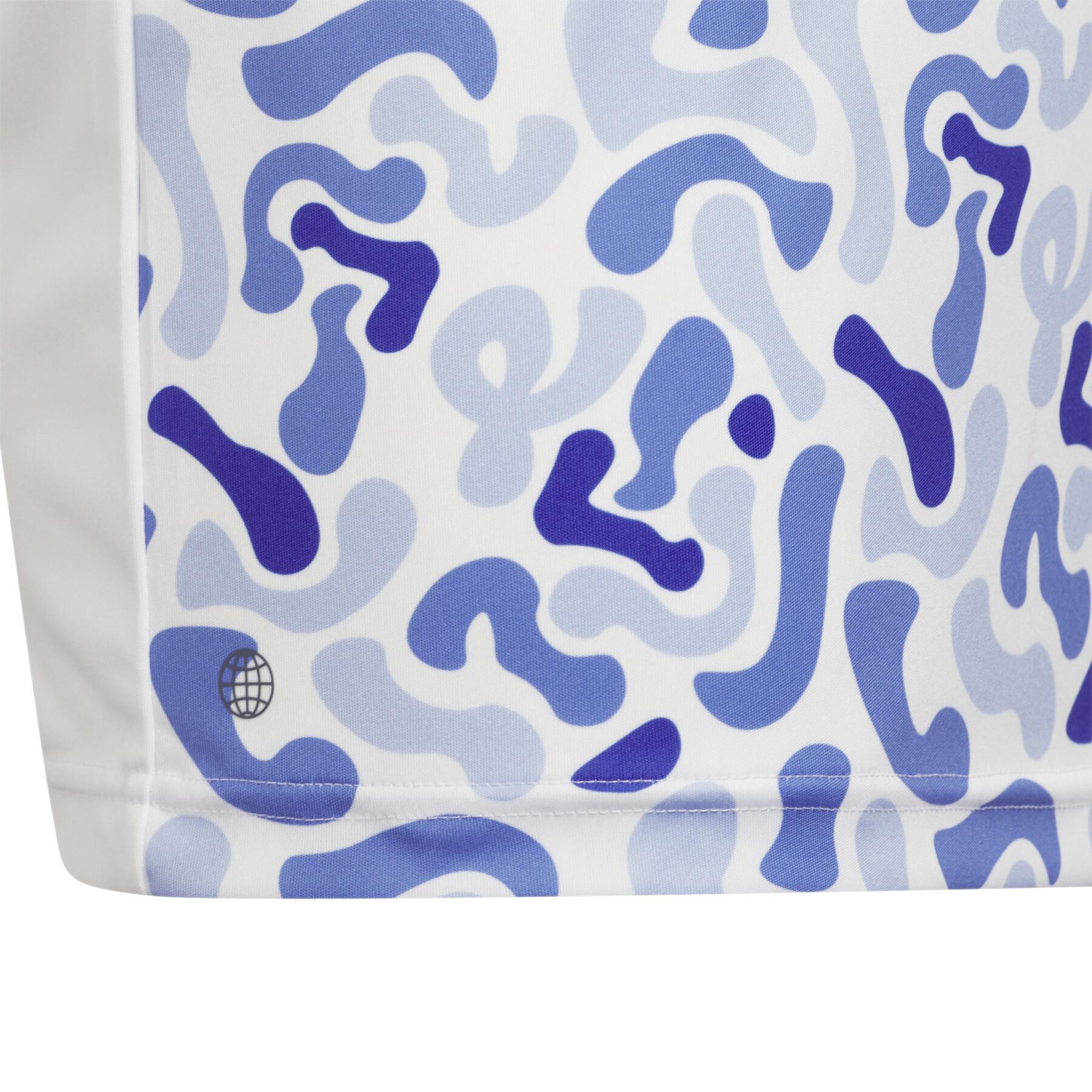 Polo-Shirt mit Camouflage-Druck für Kinder adidas