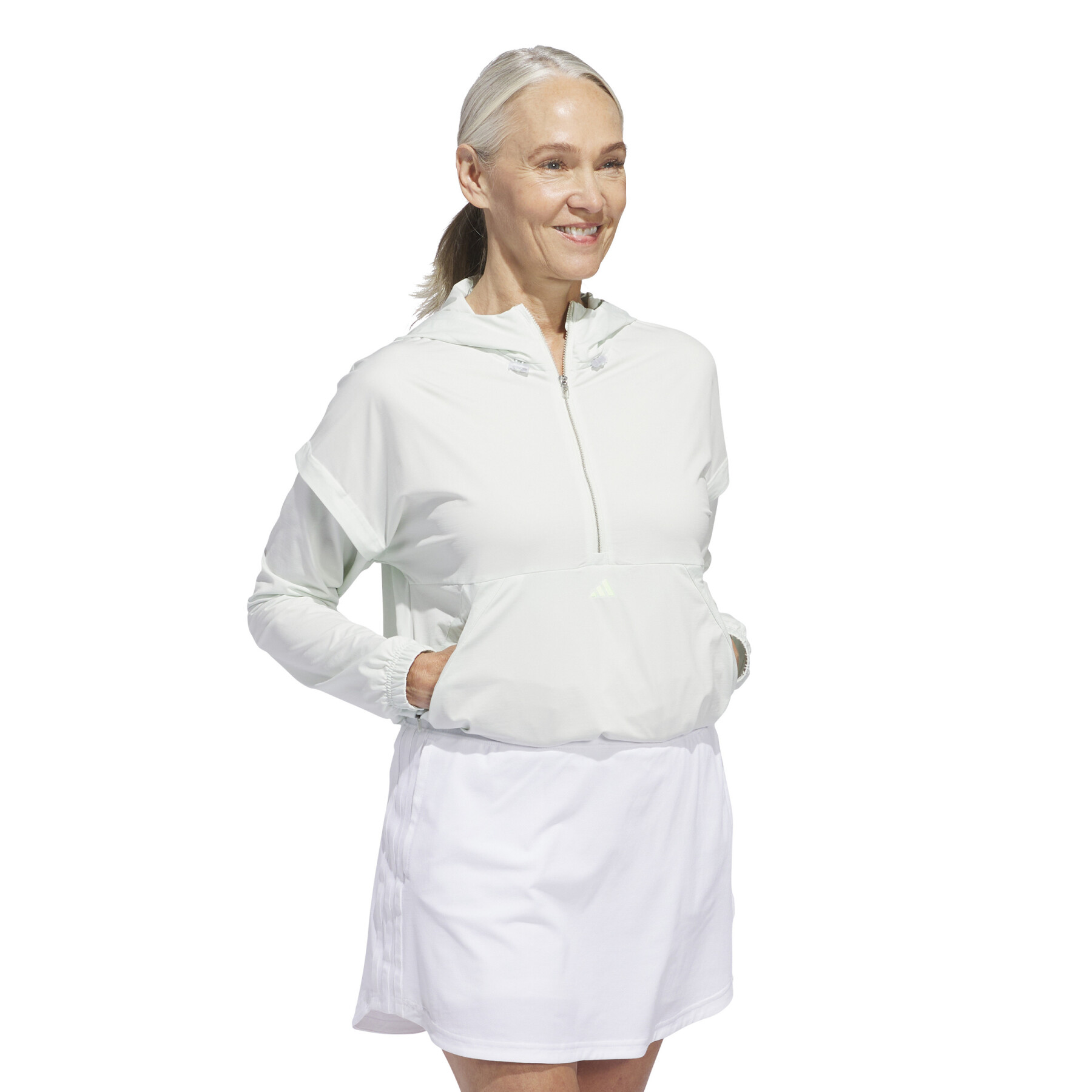 Damen-Sweatshirt mit Kapuze aus Zopfstrick adidas Ultimate365