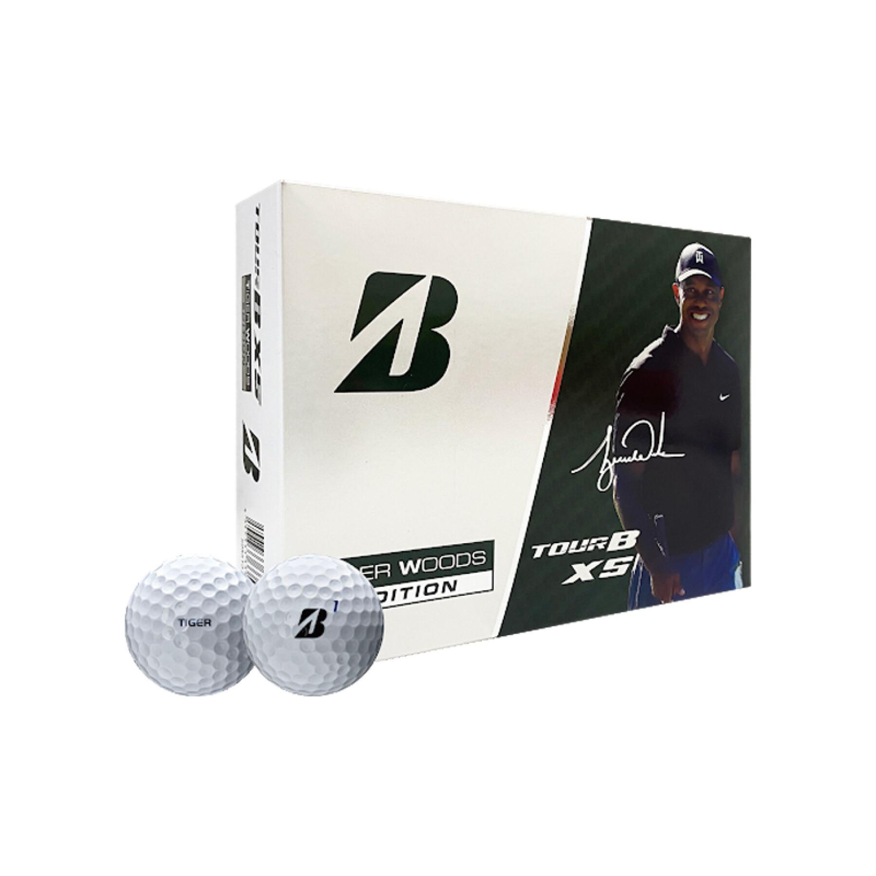 Golfbälle Bridgestone Tour B XS Tiger Edition