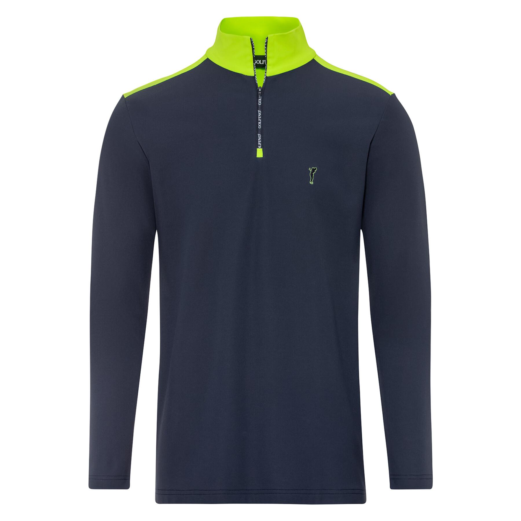 Sweatshirt mit Zip-Logo Golfino Living Golf Troyer