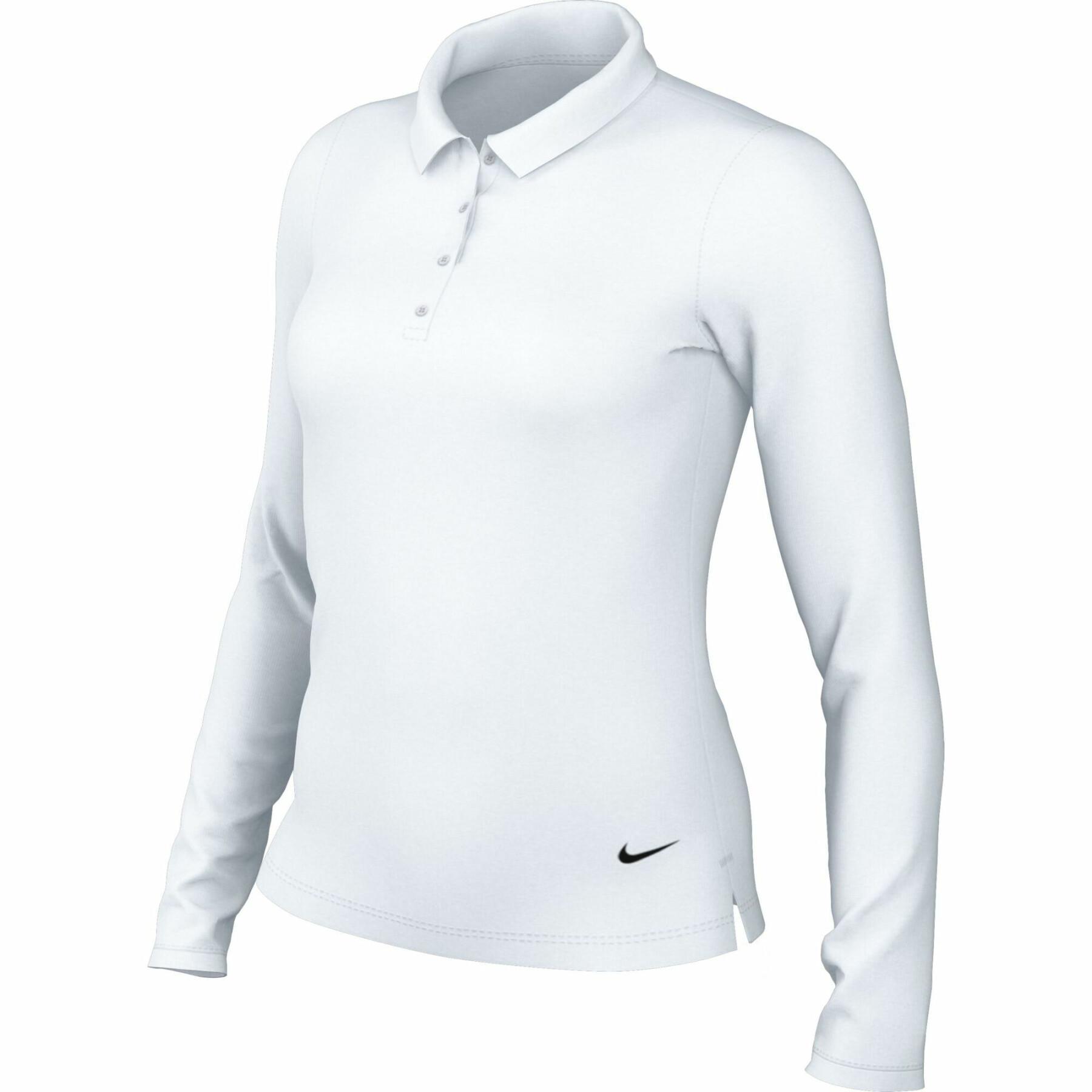 Polo-Shirt mit langen Ärmeln, Damen Nike Dri-Fit Victory