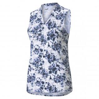 Poloshirt für Frauen Puma Floral Tie