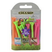 Beutel mit 25 Tees 80 mm Champ Fly