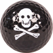 3er-Pack Fantasie-Golfbälle mit Black Skull-Print Legend